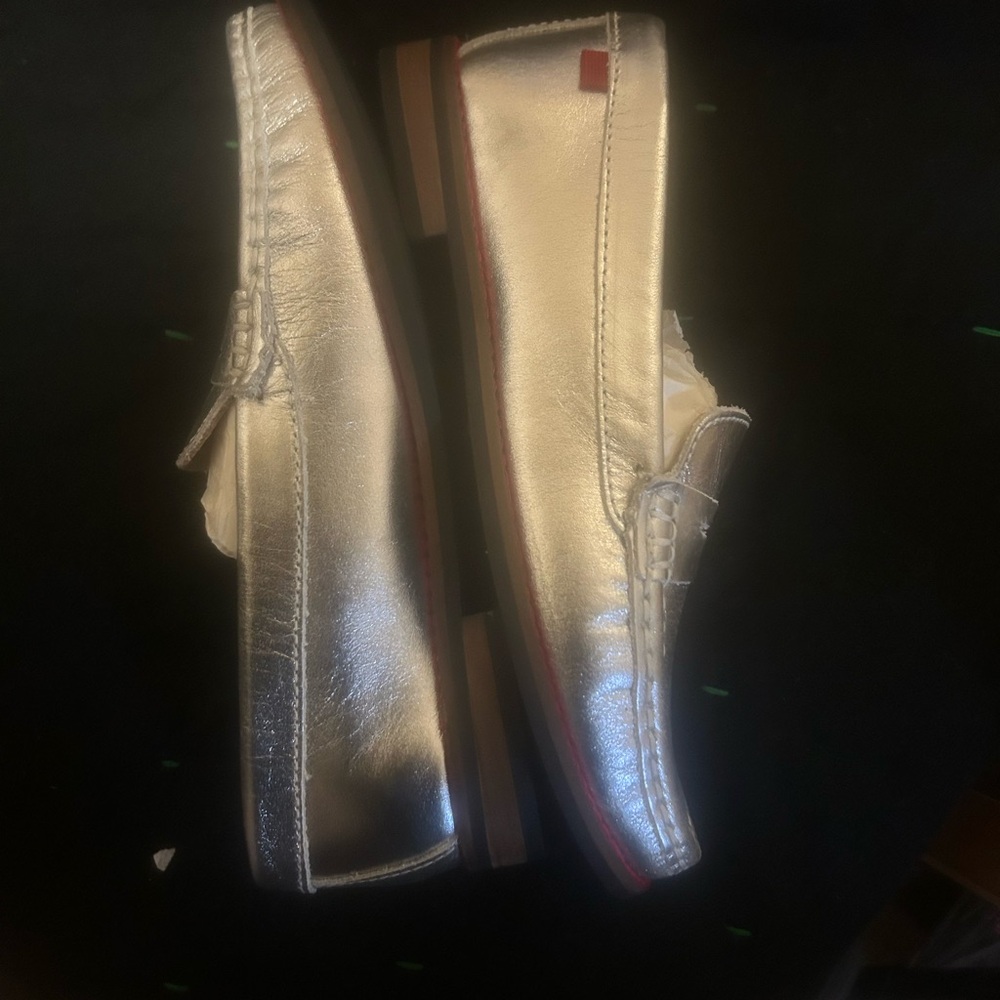 Marc Joseph Silver Kids Dress Shoes